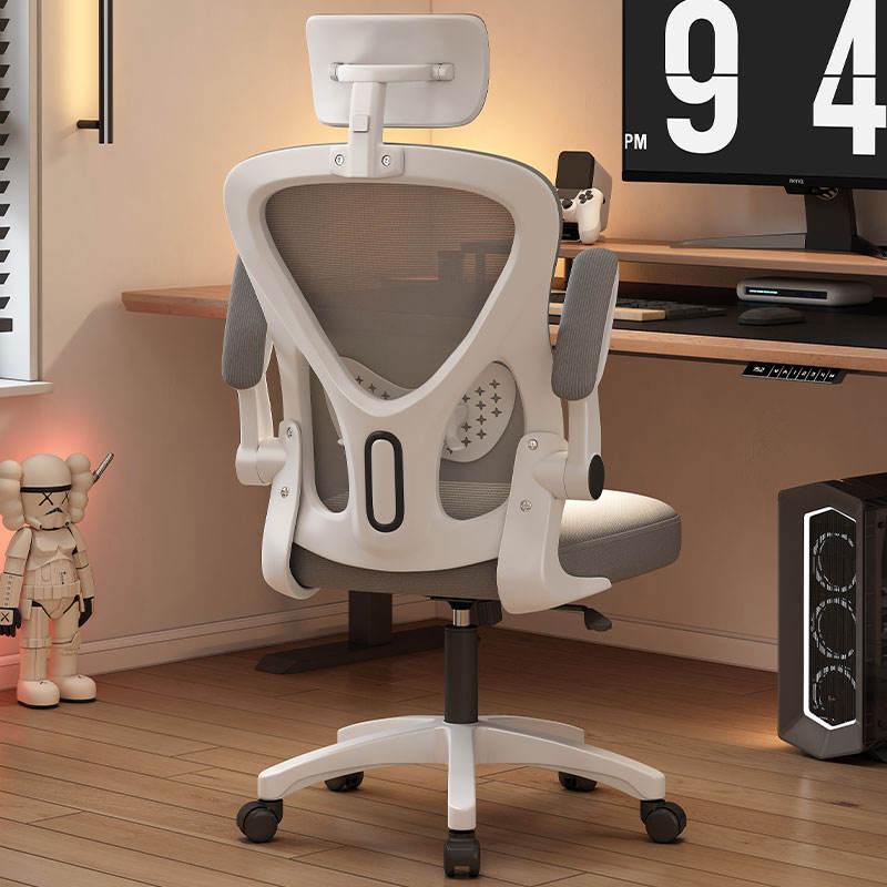 Mesh Office Chair Furniture Breathable Back Mesh Soft Seat Low Price Padded Adjustable Rolling Office Chairs Staff Office Chair