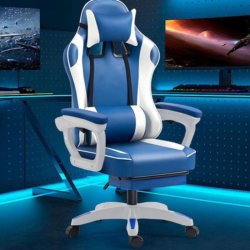 Luxury Gaming Gamer Computer Chair Pu Leather Recliner Gaming Chair With Footrest