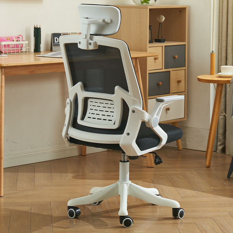Rotating Heat Ergonomic Office Mesh Chair Great Sale Boss Black Fabric Iron Modern Office Building Office Room Furniture 2 Years